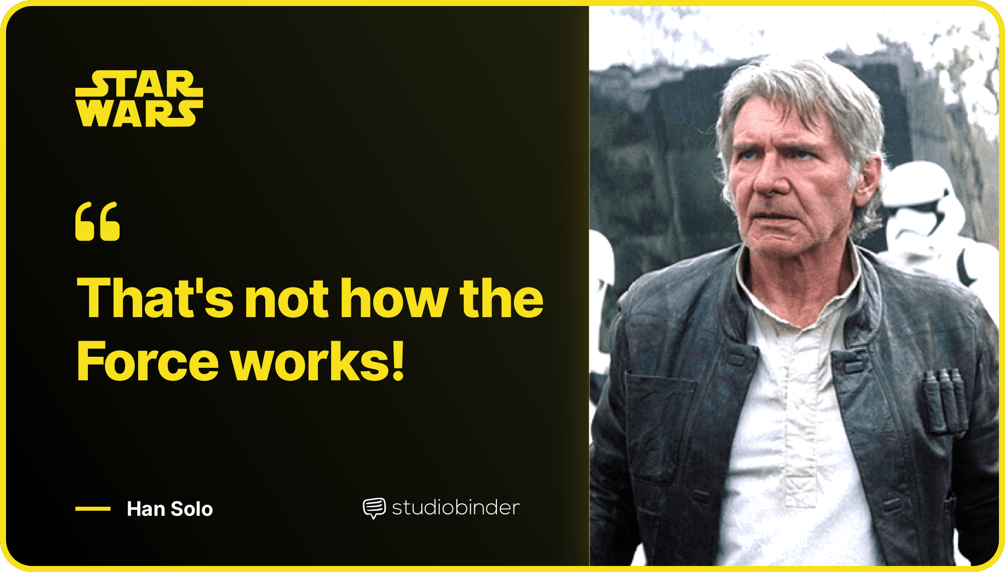 Star Wars Quotes Thats Not How The Force Works Quote StudioBinder Star Wars Quotes Thats Not How The Force Works Quote StudioBinder