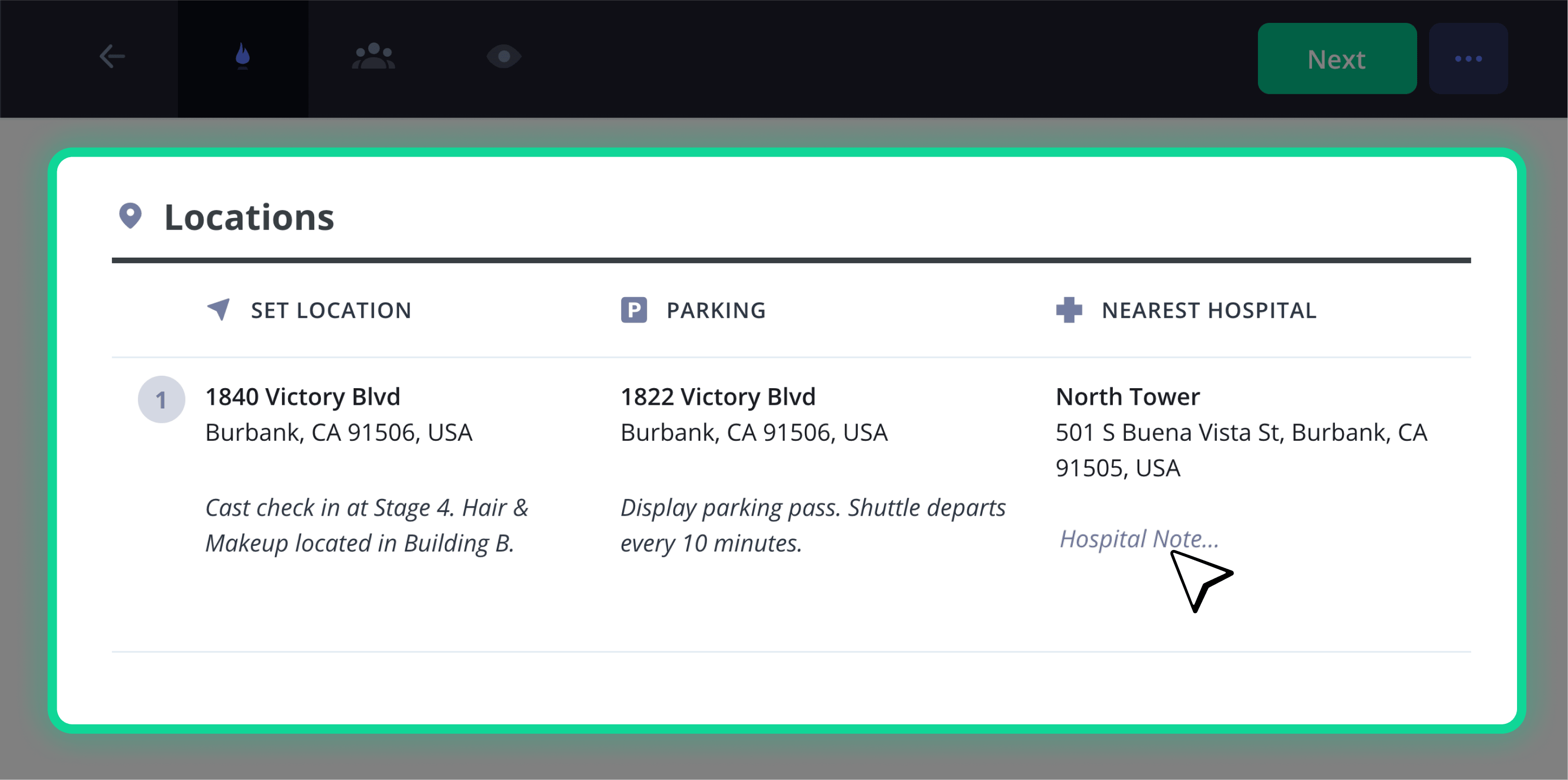 Actor Call Sheet Template Shooting Locations StudioBinder Actor Call Sheet Template Shooting Locations StudioBinder