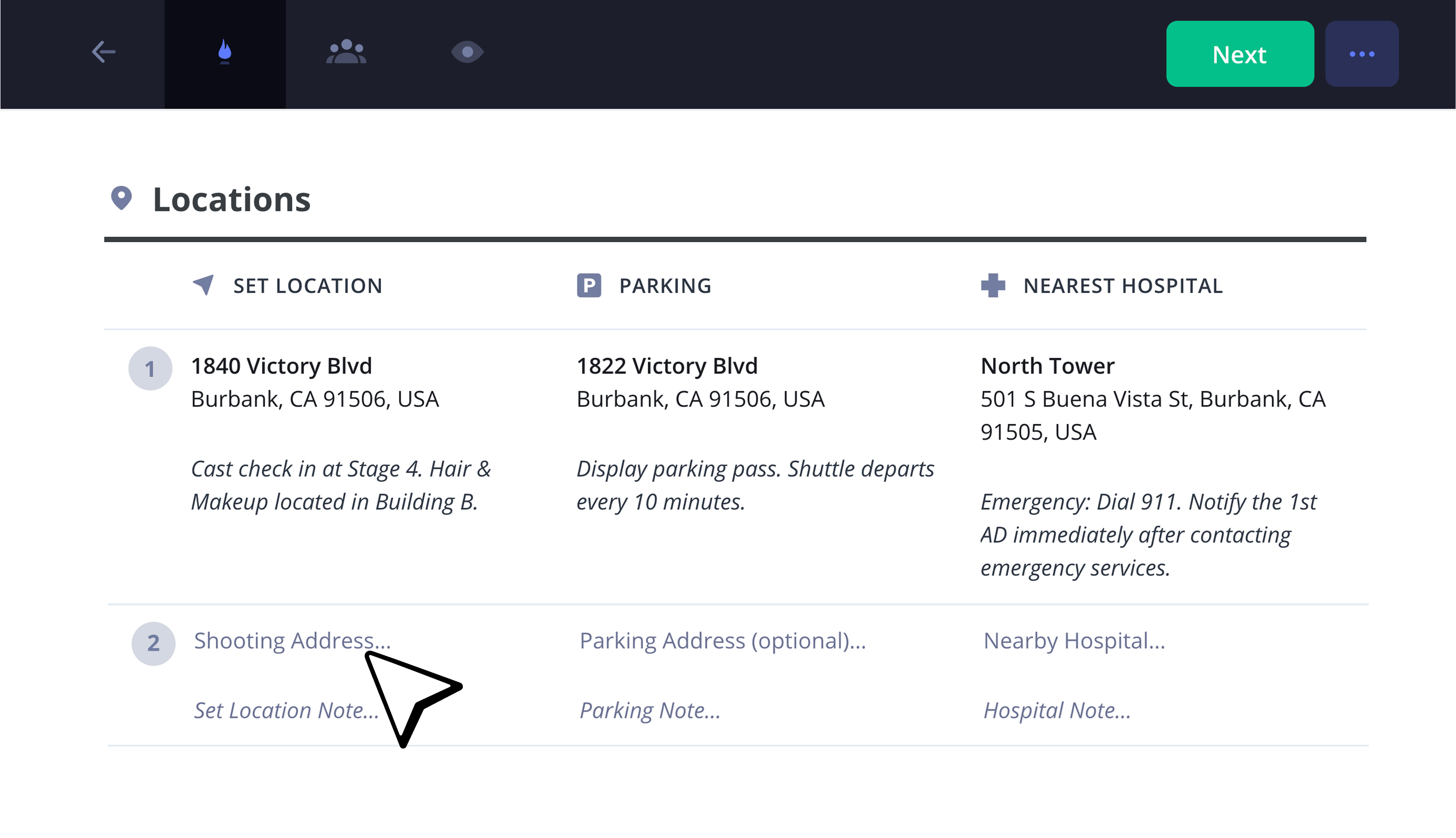 Actor Call Sheet Template Shooting Locations StudioBinder Actor Call Sheet Template Shooting Locations StudioBinder