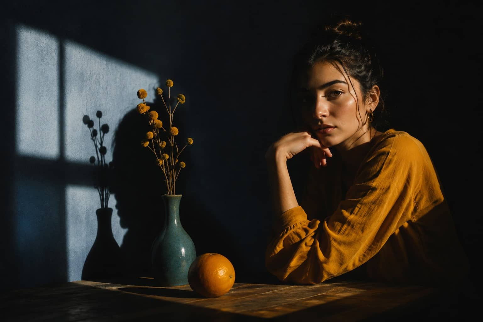 High Contrast Photography in Harsh Sunlight Portrait High Contrast Photography in Harsh Sunlight Portrait
