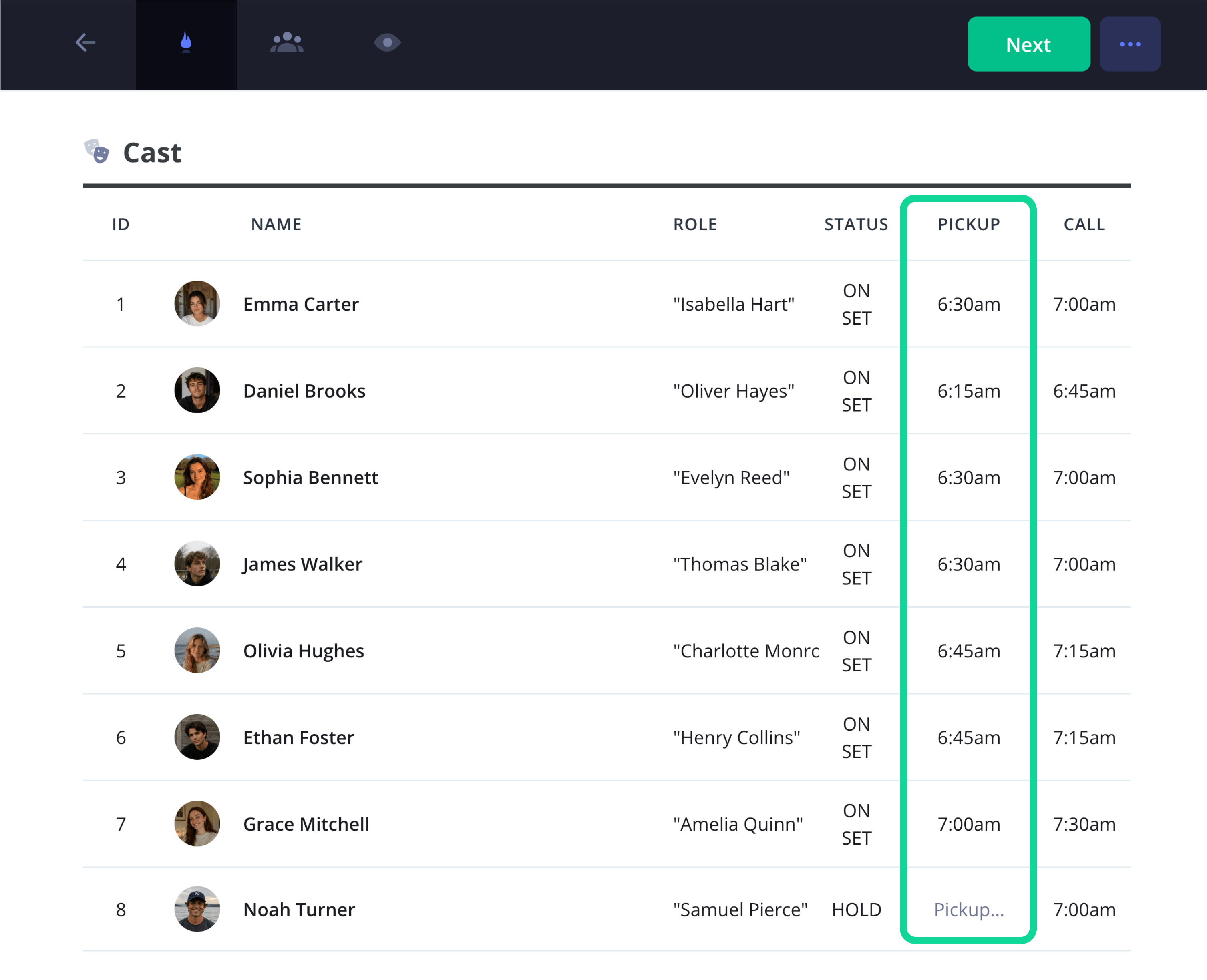 Rehearsal Call Sheet Template Update Talent Call Time StudioBinder Rehearsal Call Sheet Template Update Talent Call Time StudioBinder
