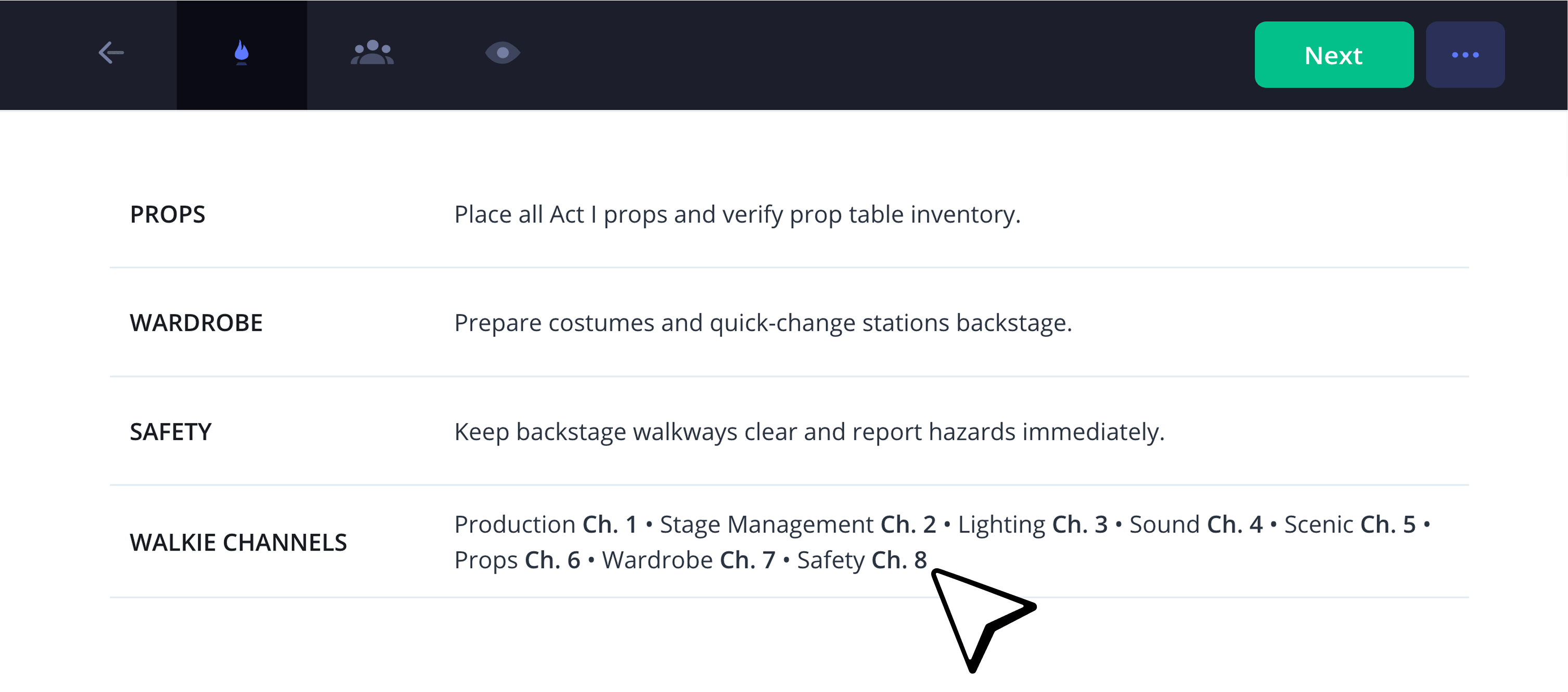 Rehearsal Call Sheet Template Walkie Channels StudioBinder Rehearsal Call Sheet Template Walkie Channels StudioBinder