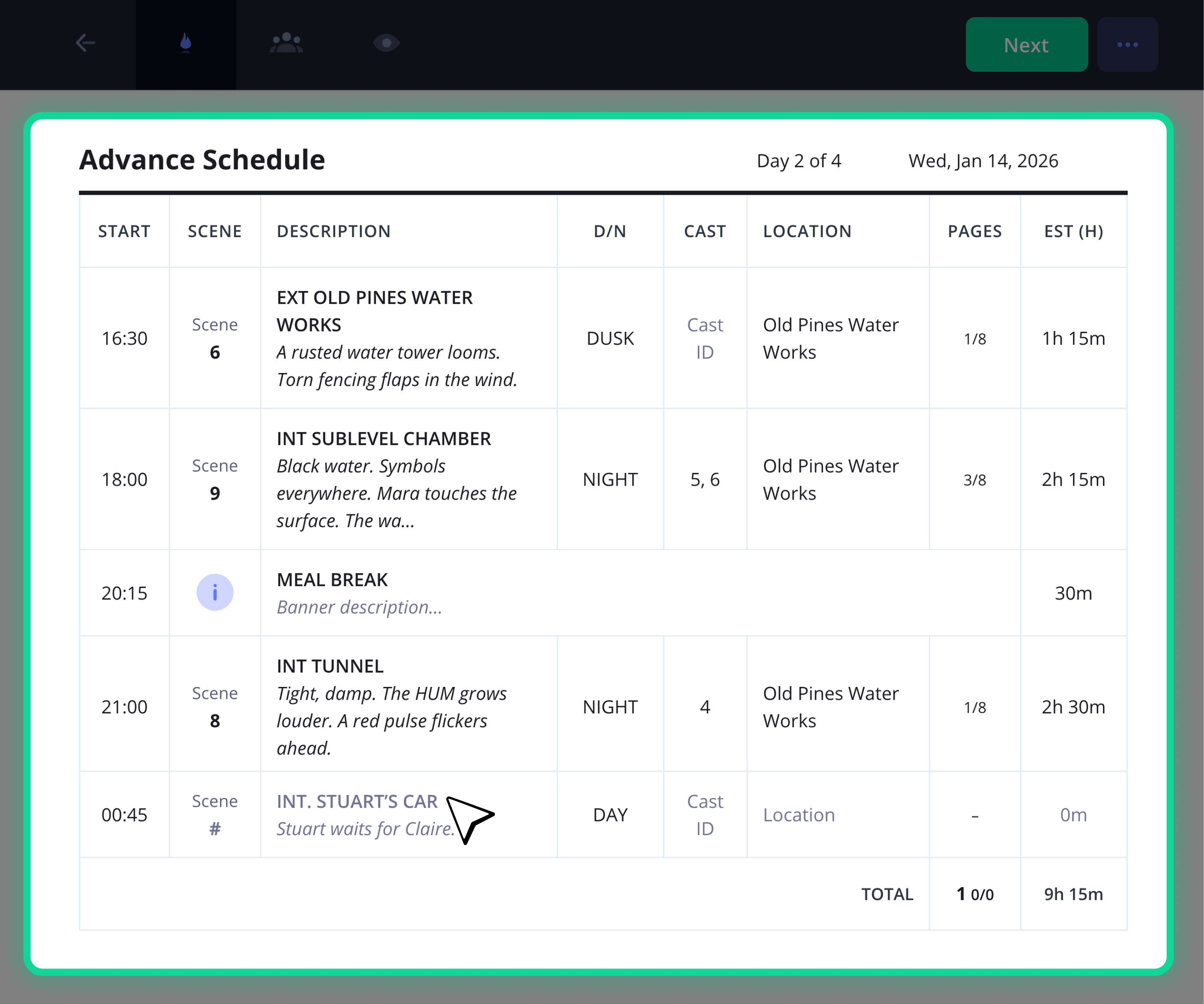 TV Show Call Sheet Template Advance Schedule StudioBinder TV Show Call Sheet Template Advance Schedule StudioBinder