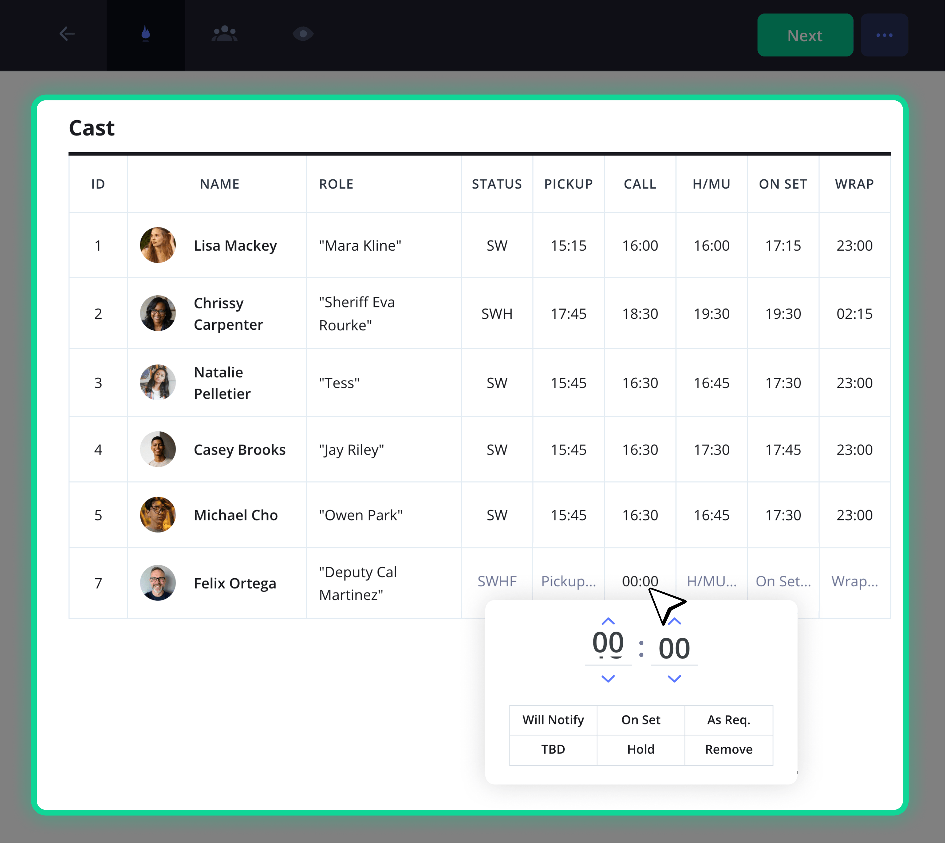 TV Show Call Sheet Template Talent Call Times StudioBinder TV Show Call Sheet Template Talent Call Times StudioBinder