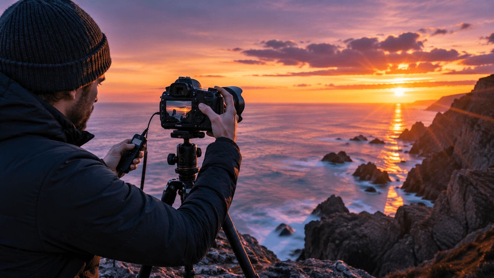 How to take sunset photos with a tripod How to take sunset photos with a tripod
