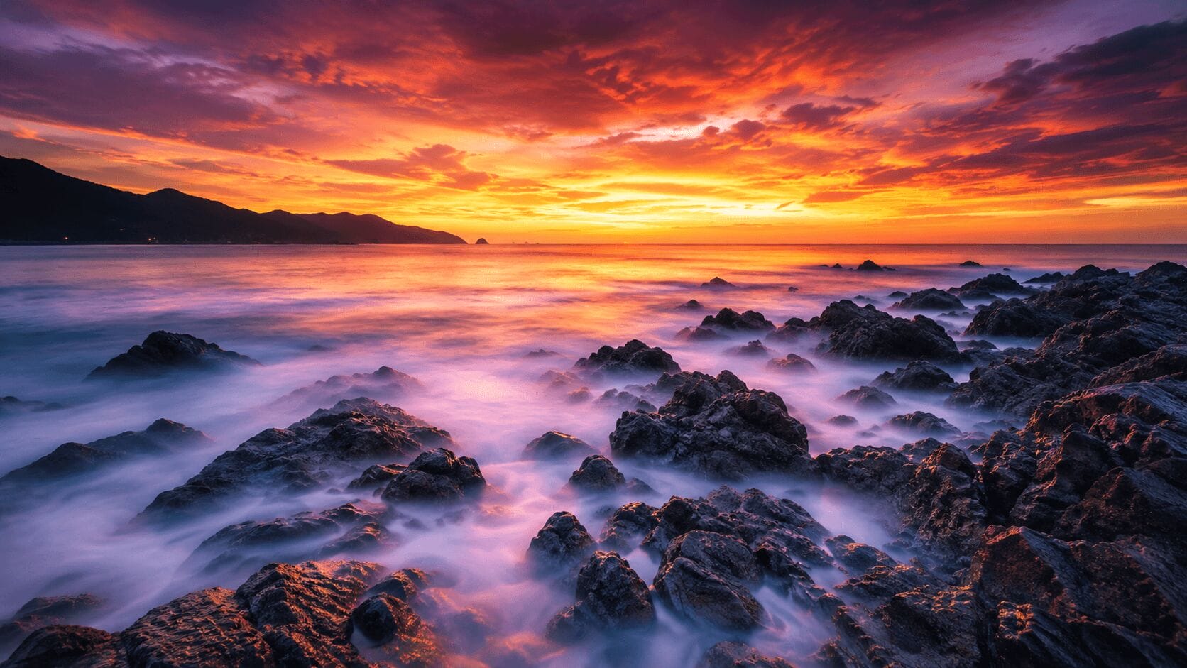 Long exposure sunset photography Long exposure sunset photography