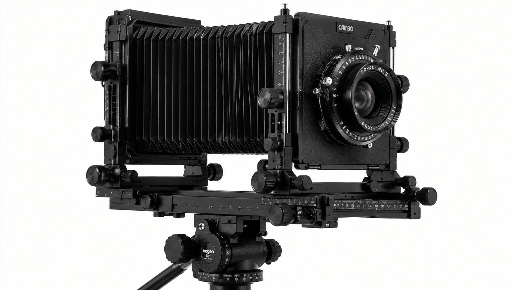 Monorail x large format camera Monorail x large format camera