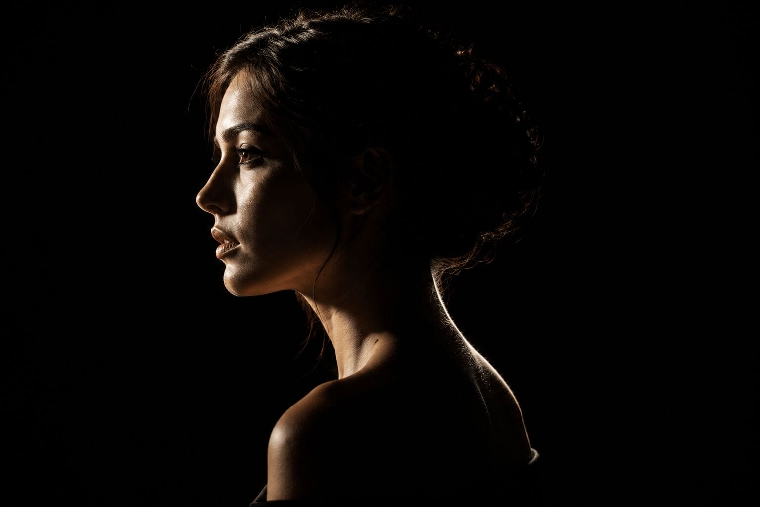 Rim light portrait example with two lights Rim light portrait example with two lights